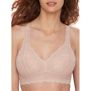 DKNY Women's Size Small Light Beige Lace Bralette w/ Racerback NWT